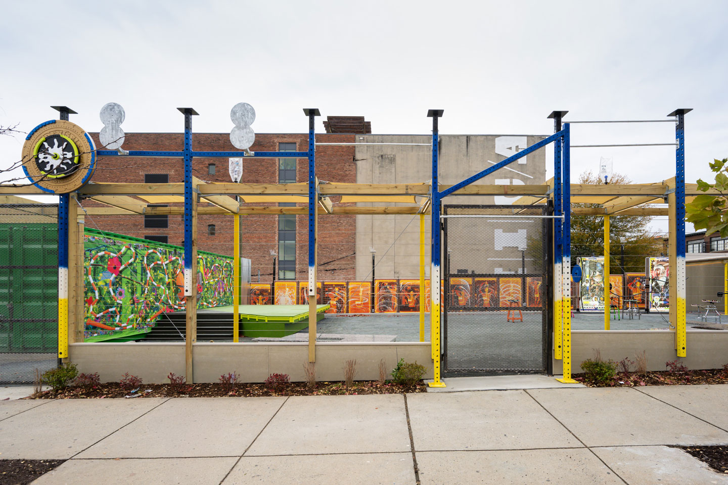 Wickerham & Lomax - Soft Gym depicted during the day